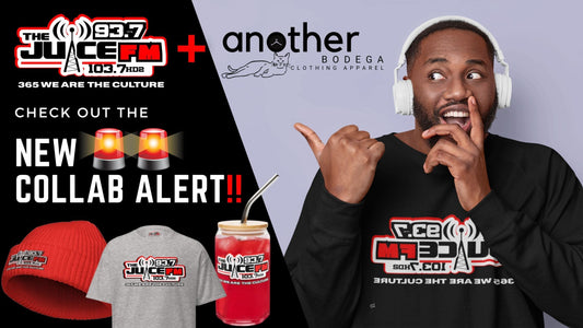 New Drop Alert: The Juice 93.7 FM x Another Bodega – The Official Merch Collection Has Arrived!
