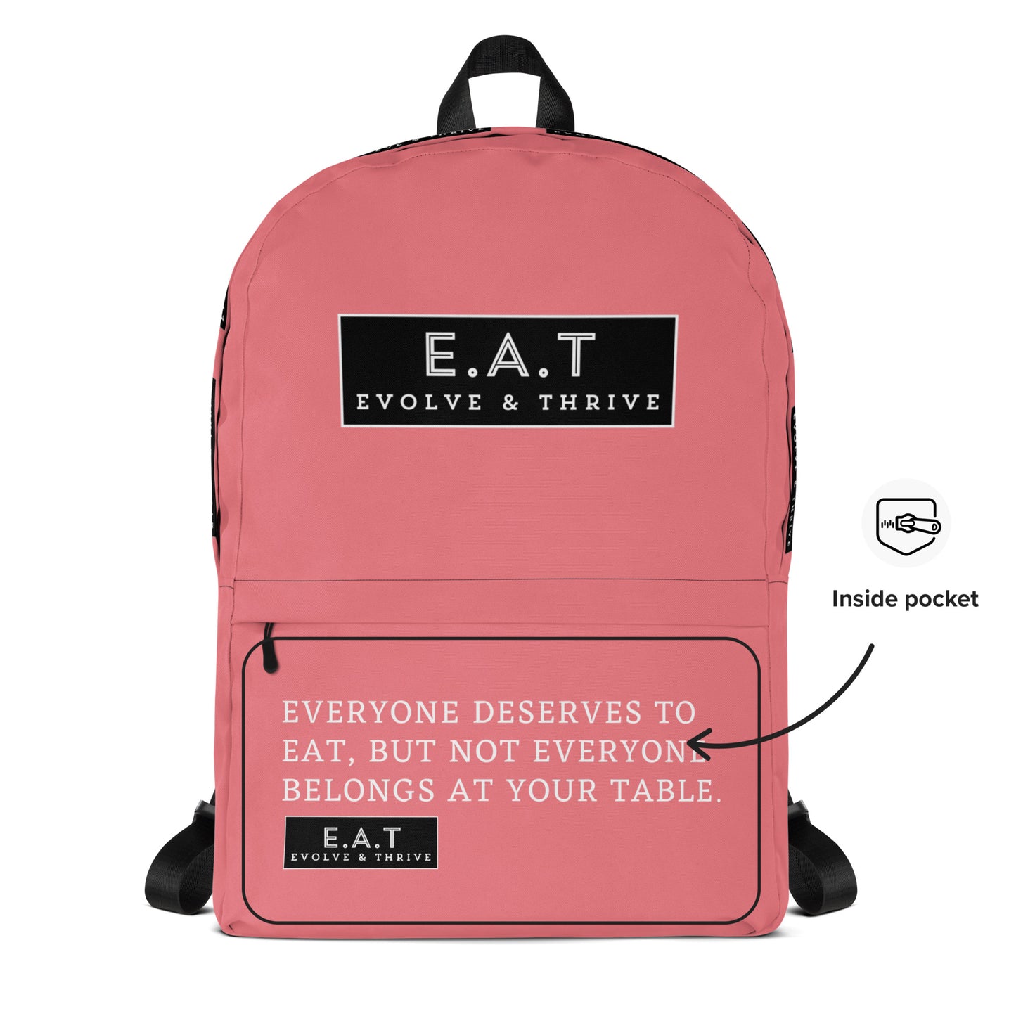E.A.T Backpack Pink - Another Bodega
