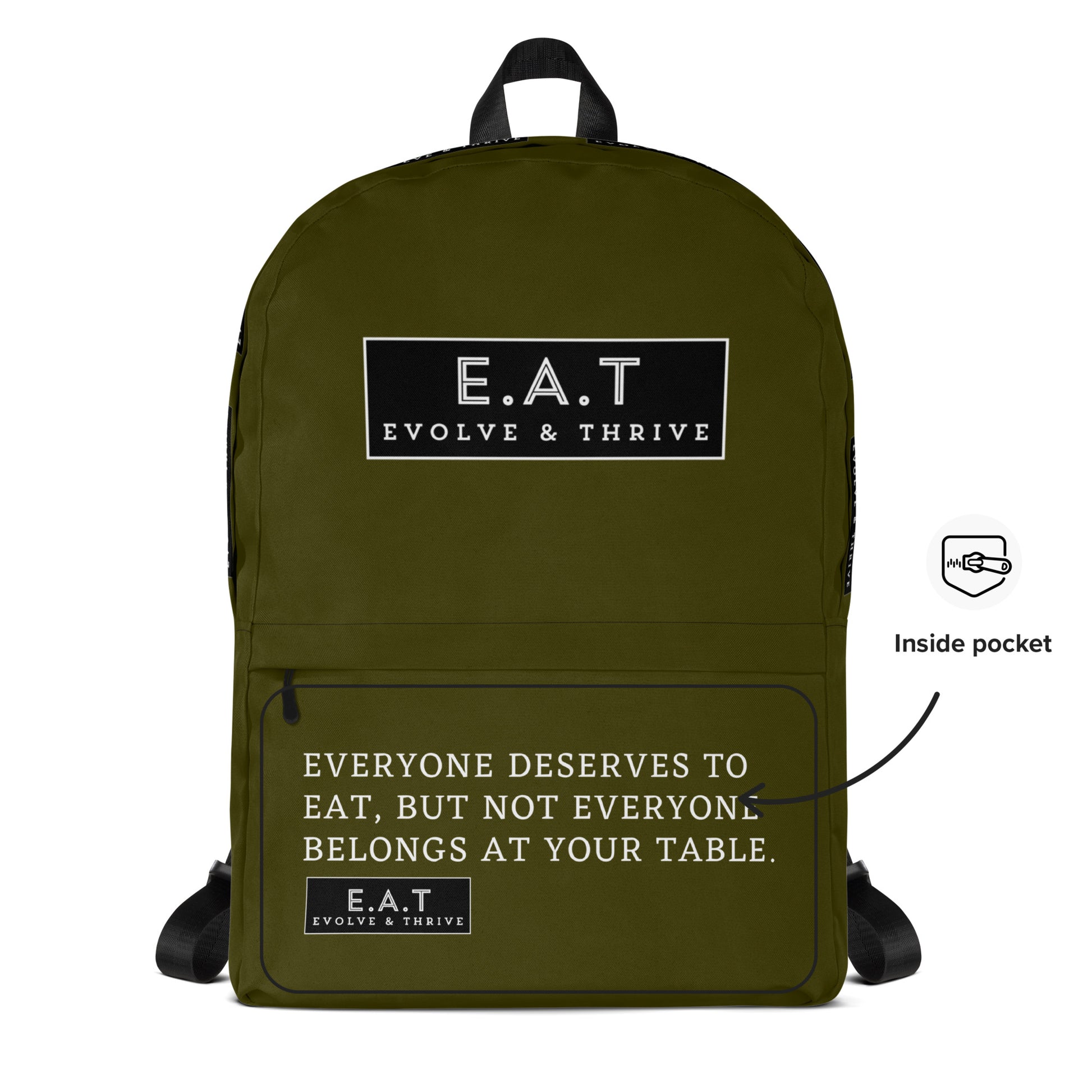 E.A.T Backpack Army Green - Another Bodega