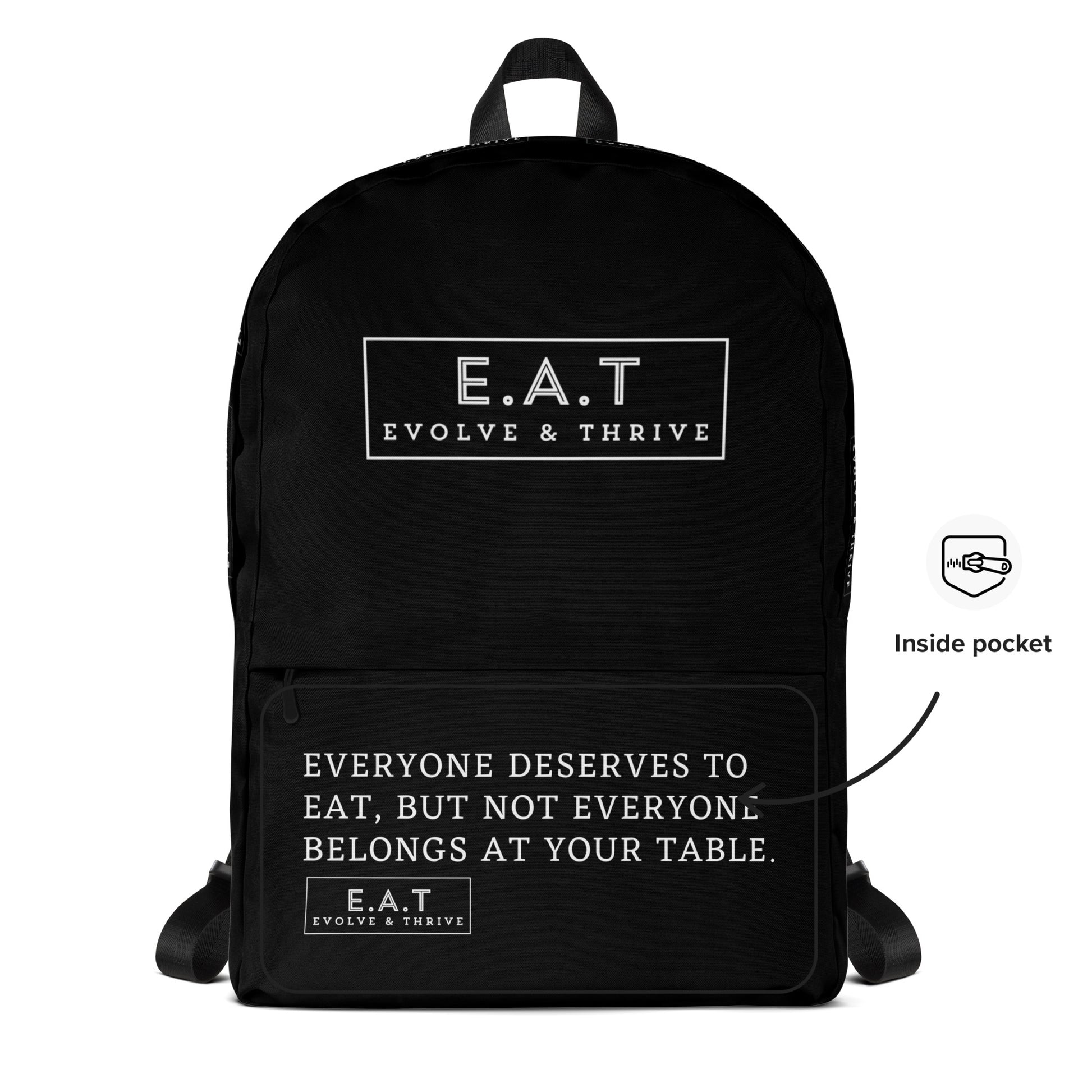 E.A.T Backpack Black - Another Bodega