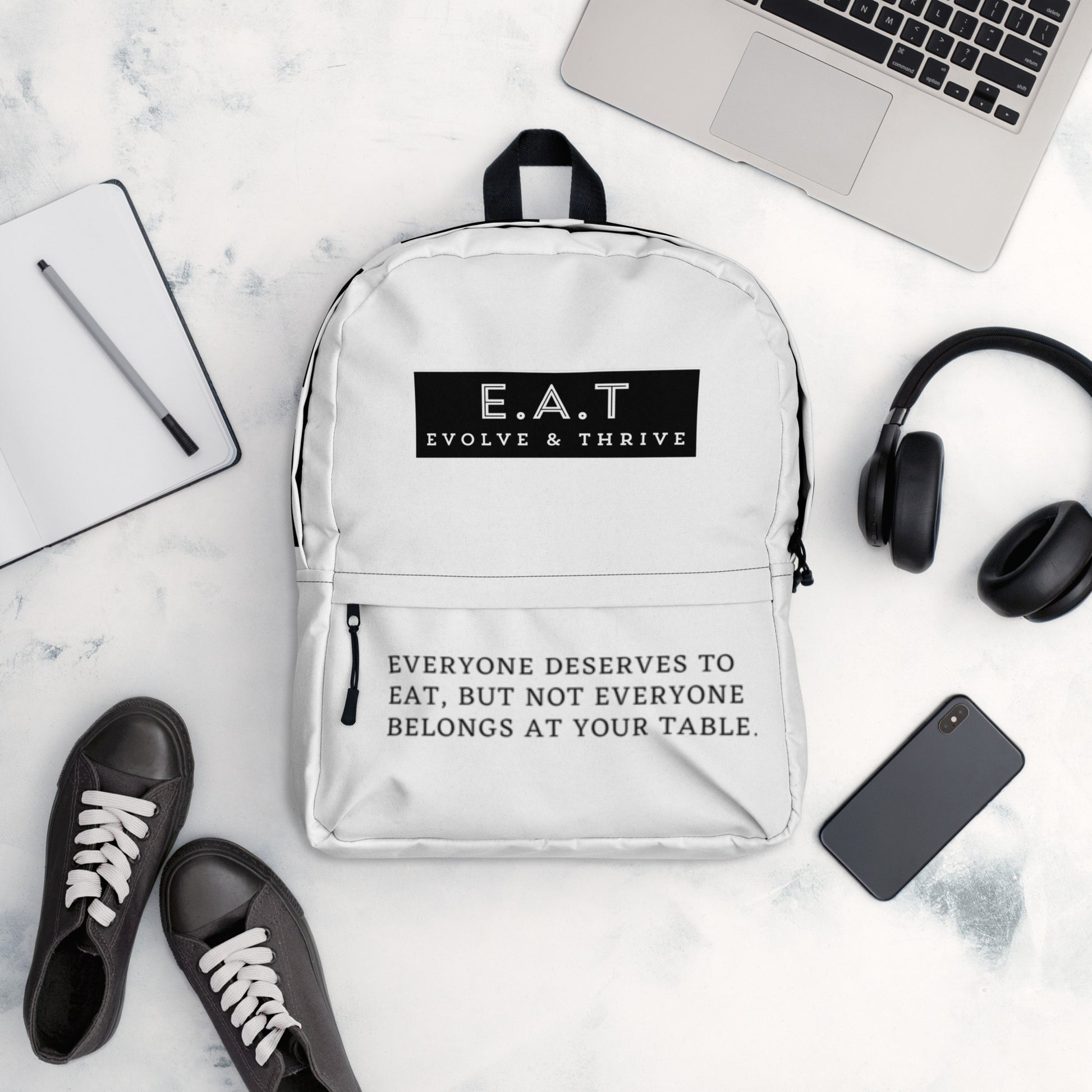 E.A.T Backpack White - Another Bodega