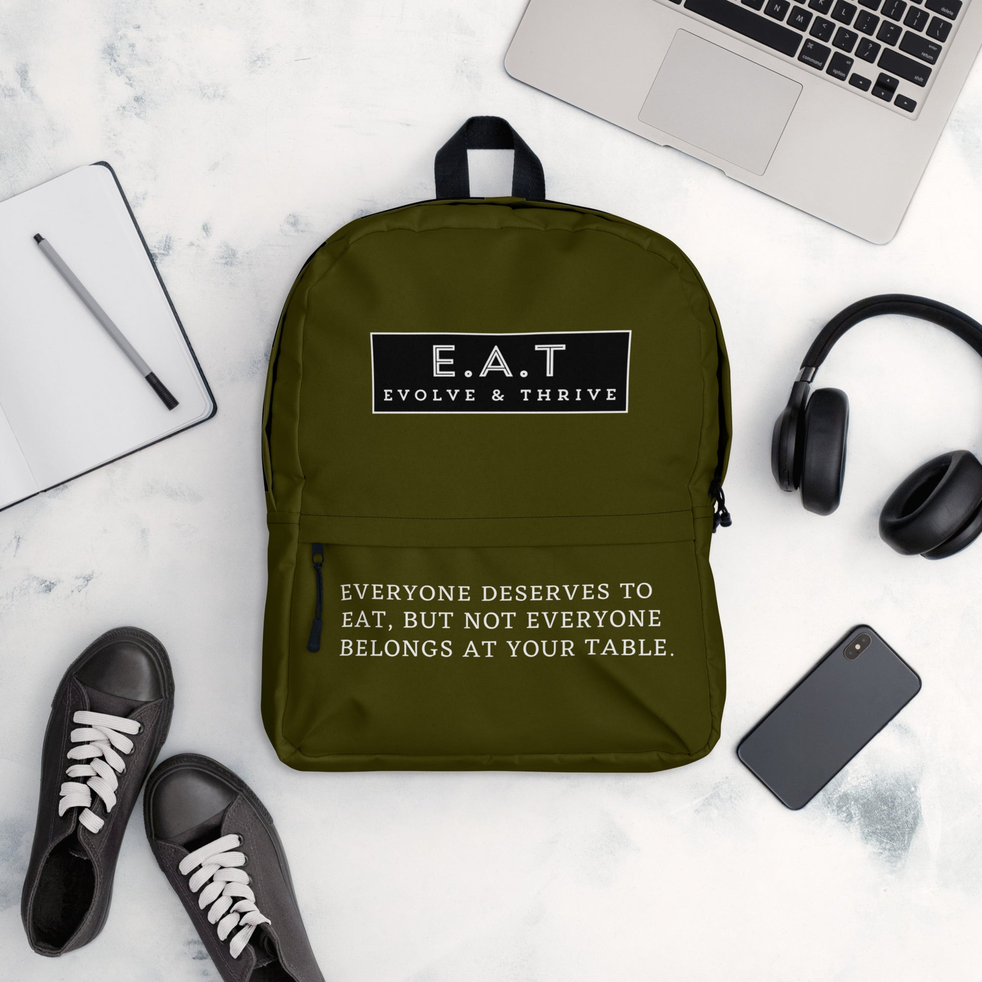 E.A.T Backpack Army Green - Another Bodega