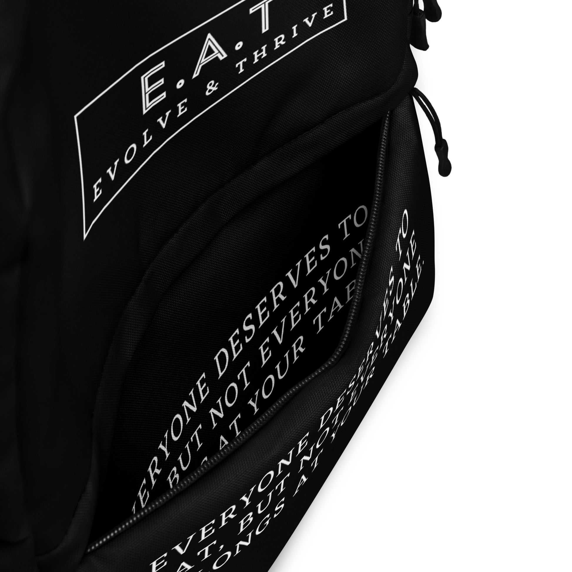 E.A.T Backpack Black - Another Bodega