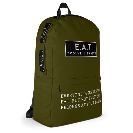 E.A.T Backpack Army Green - Another Bodega