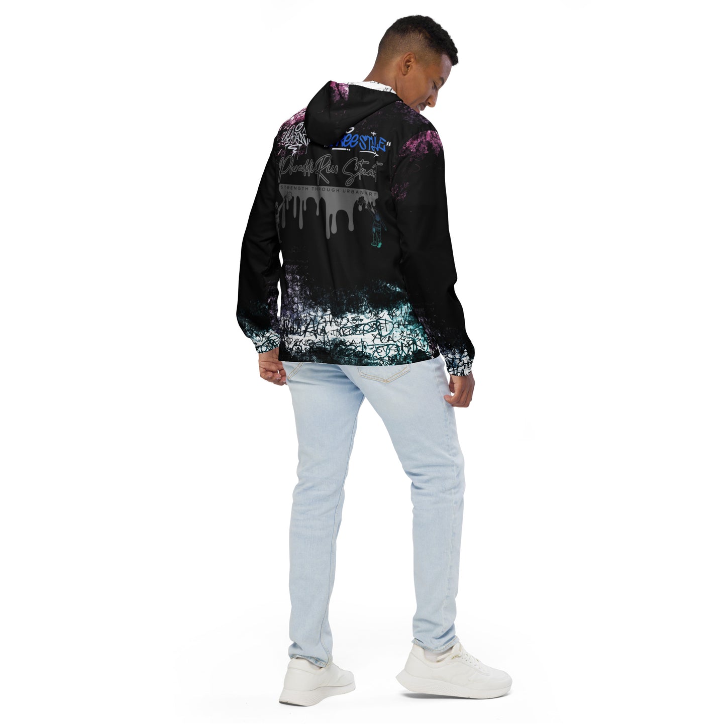 PhreddiRico Stuart Graffiti Men’s windbreaker - Another Bodega