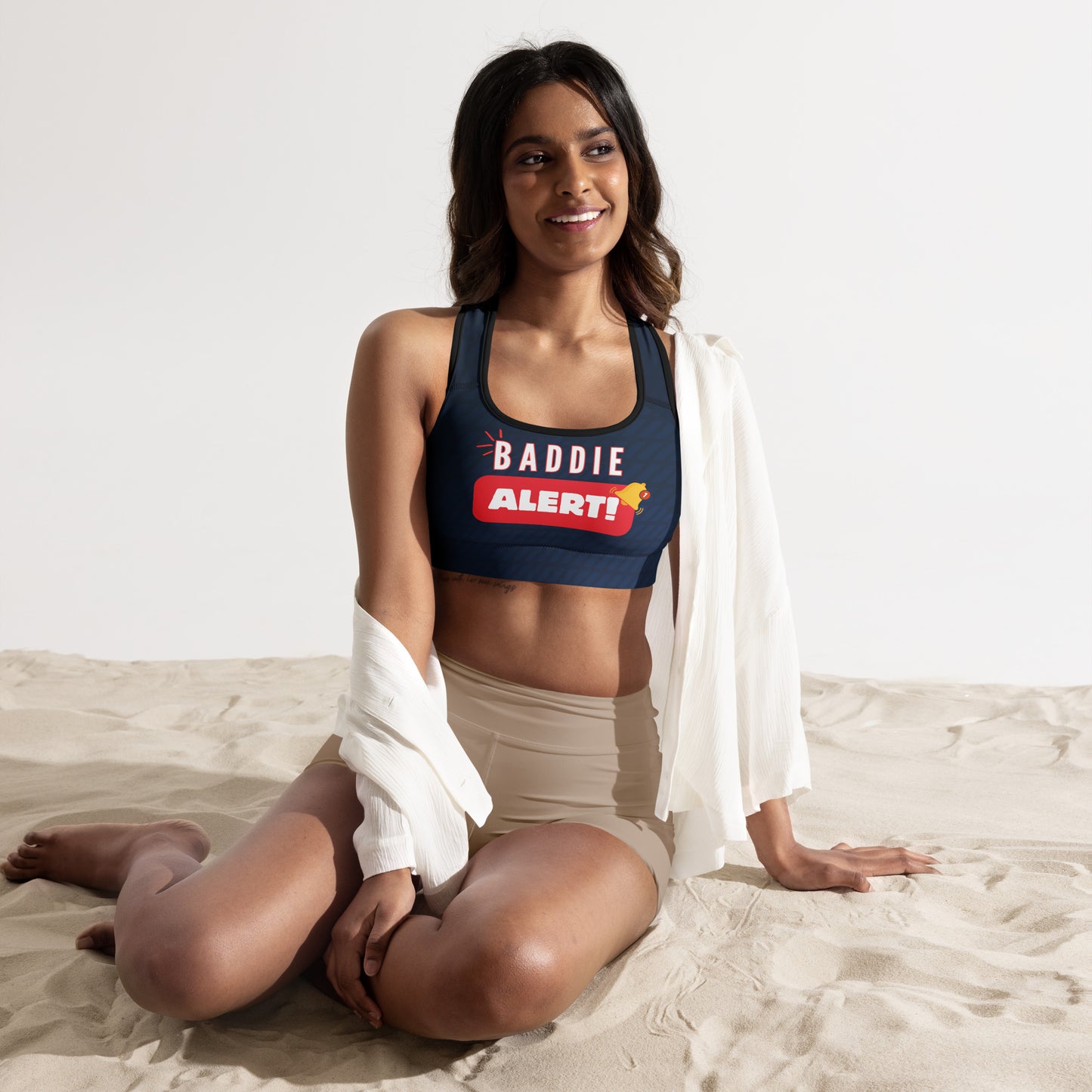 Baddie Alert Padded Sports Bra - Another Bodega
