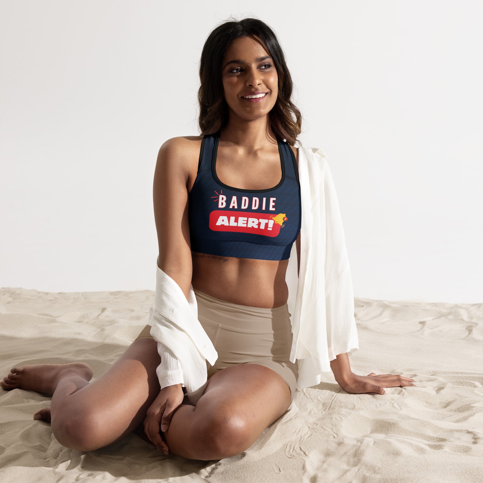 Baddie Alert Padded Sports Bra - Another Bodega