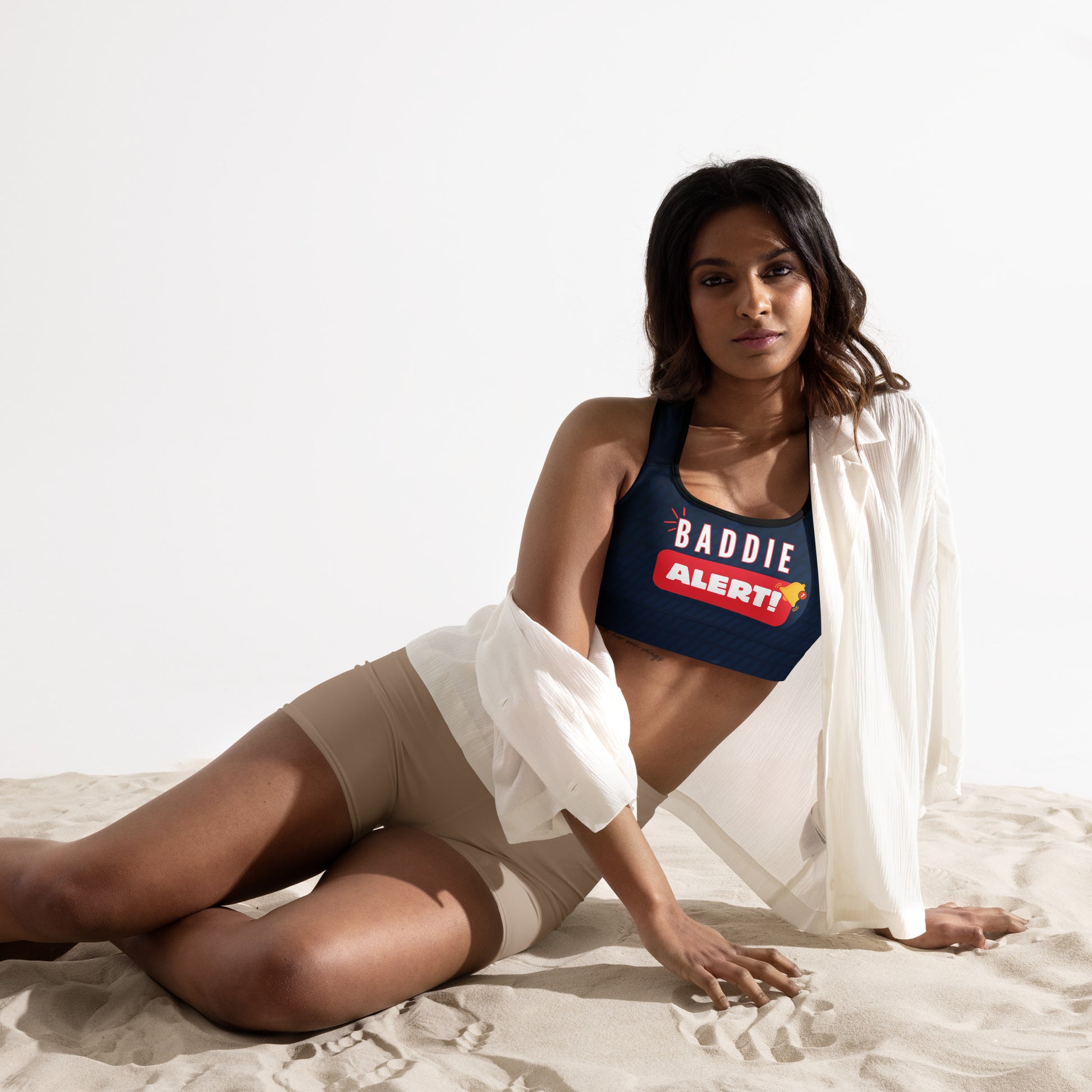 Baddie Alert Padded Sports Bra - Another Bodega