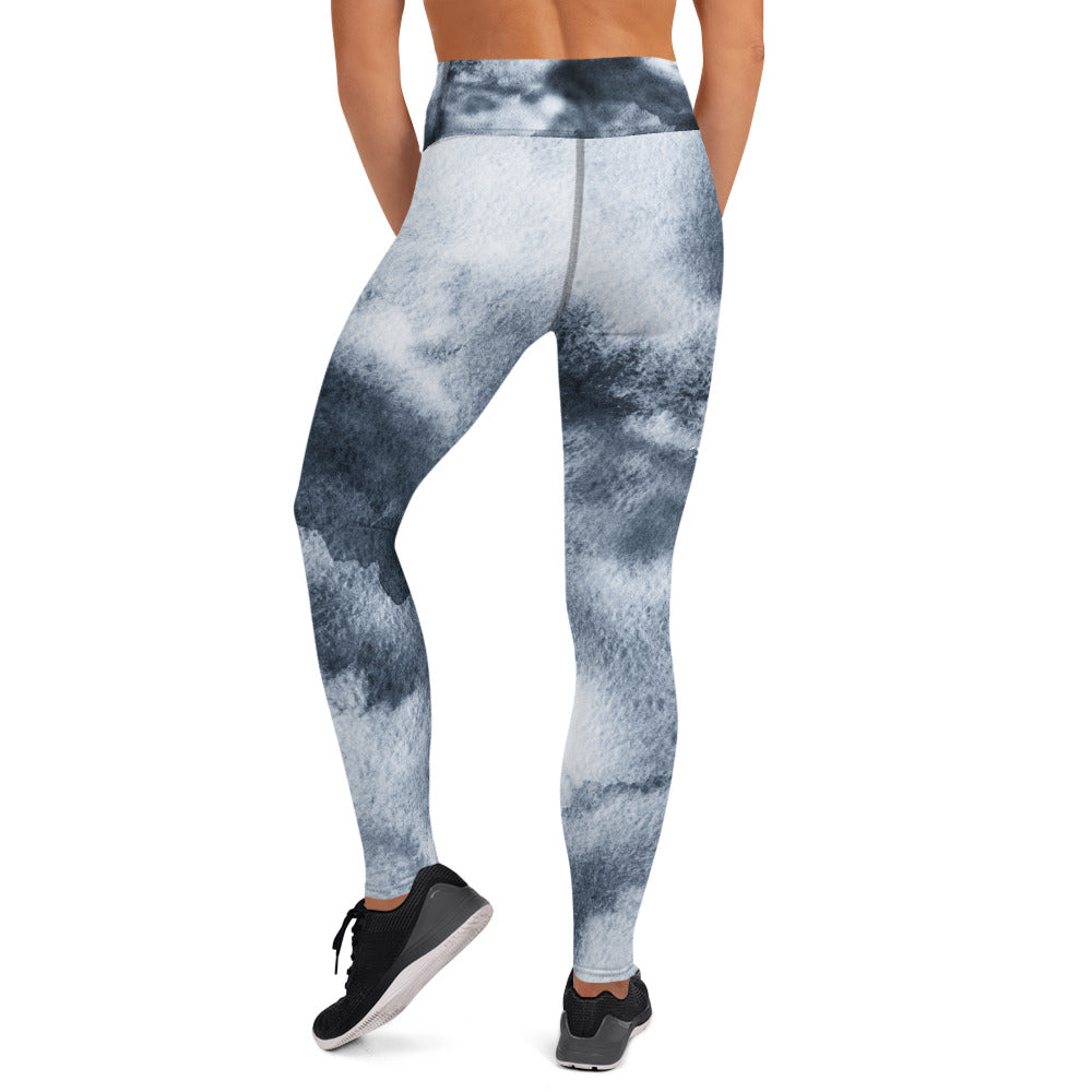 Dark Clouds Yoga Leggings - Another Bodega