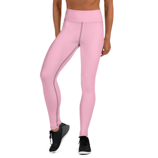 Rose Pink Yoga Leggings - Another Bodega