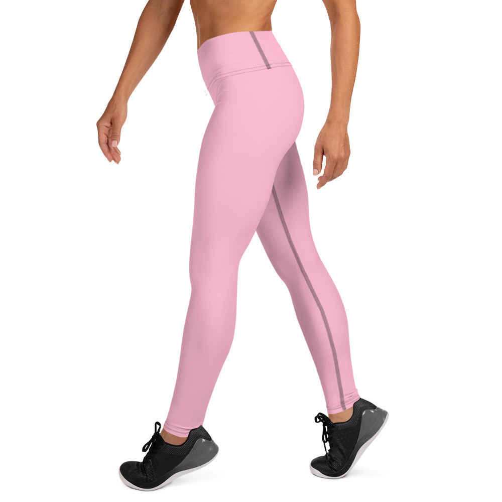 Rose Pink Yoga Leggings - Another Bodega