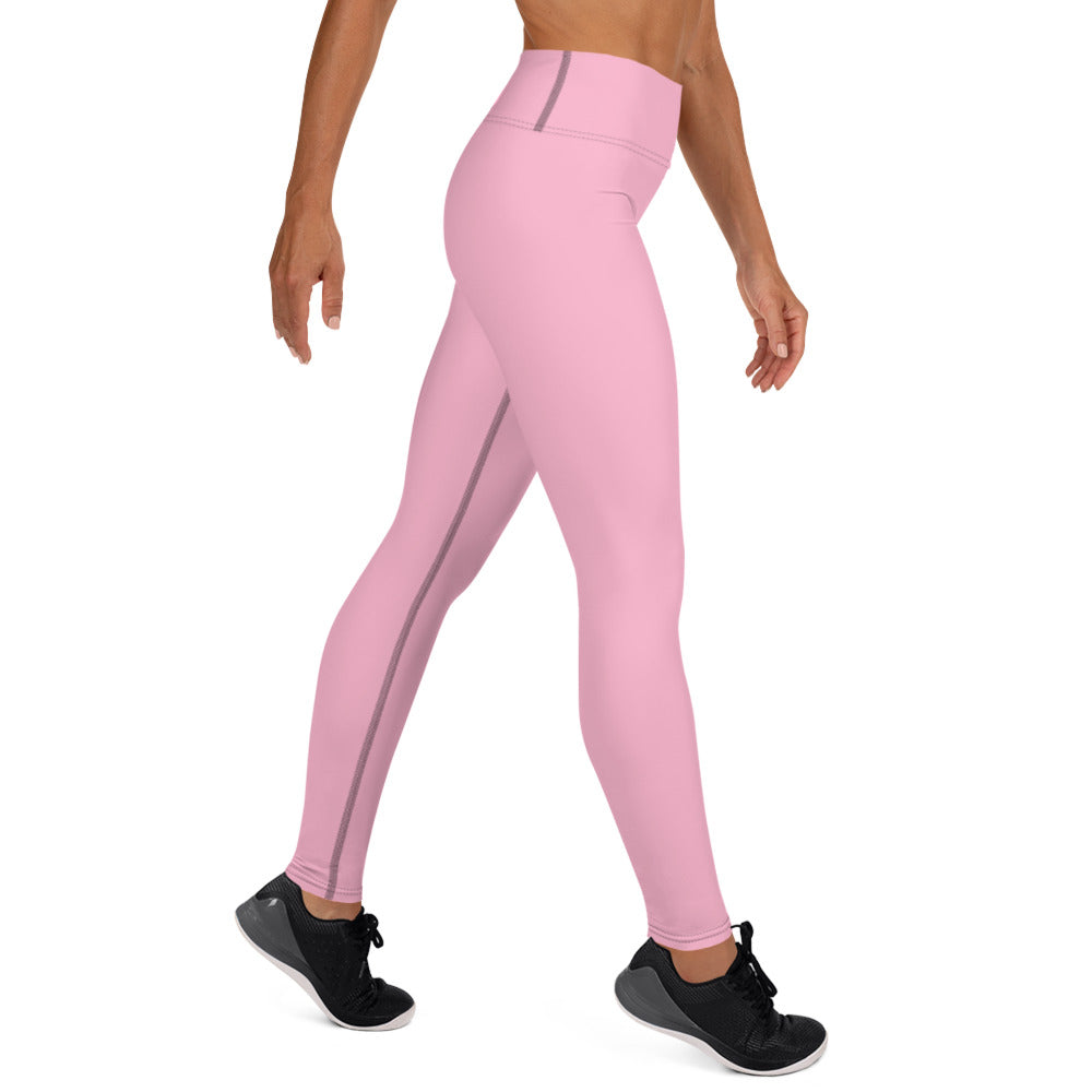 Rose Pink Yoga Leggings - Another Bodega