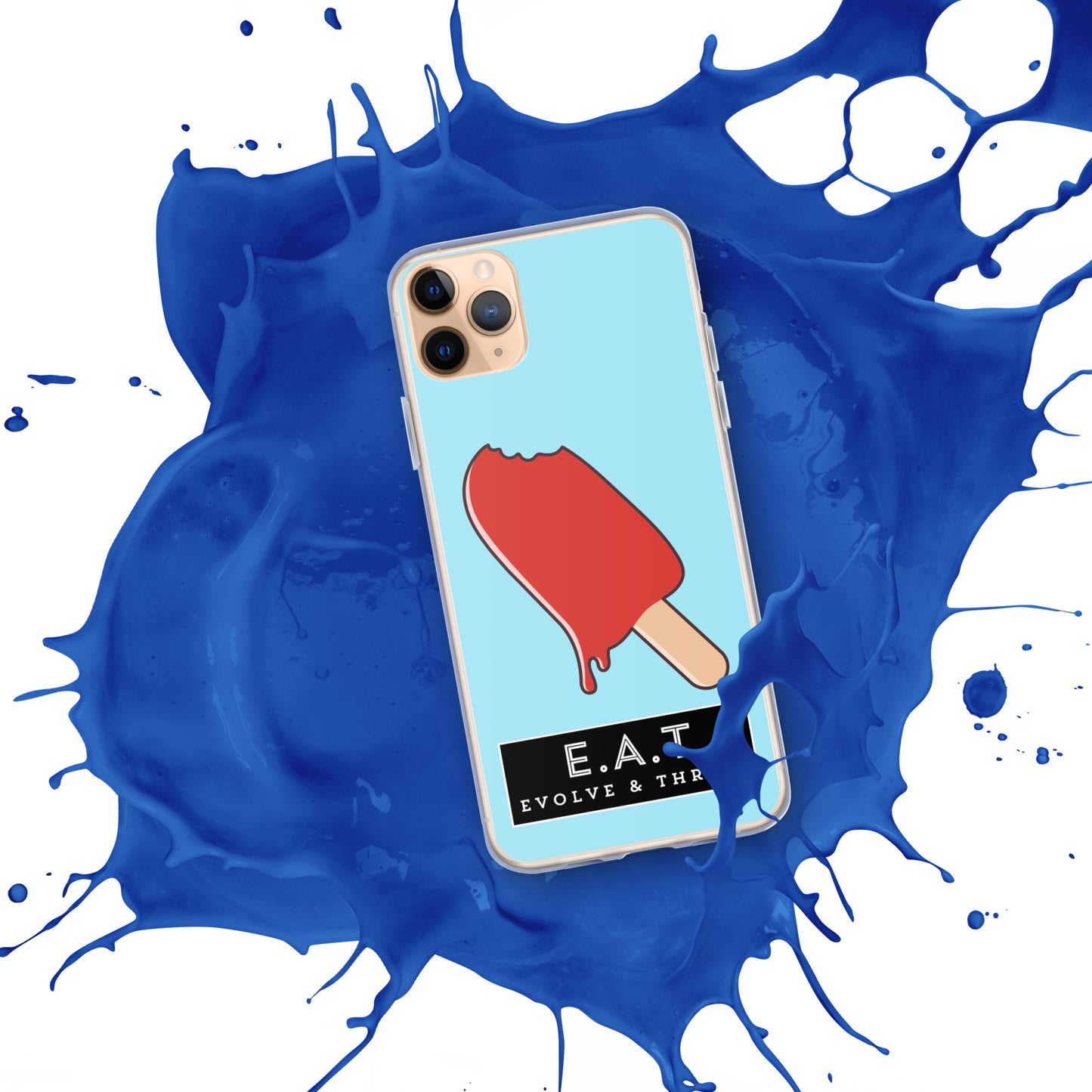 E.A.T Blizzard Blue Clear Case for iPhone® - Another Bodega