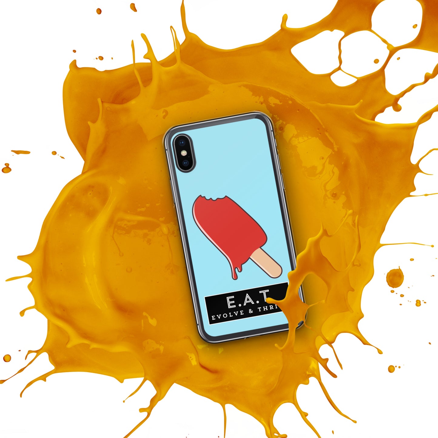 E.A.T Blizzard Blue Clear Case for iPhone® - Another Bodega
