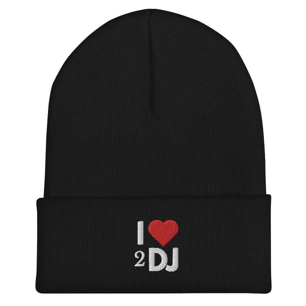 I Love 2 DJ Cuffed Beanie - Another Bodega