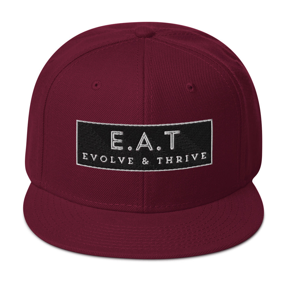 E.A.T Snapback Hat - Another Bodega