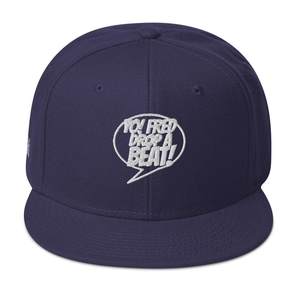 Yo! Fred Drop A Beat Snapback Hat Embroidery - Another Bodega
