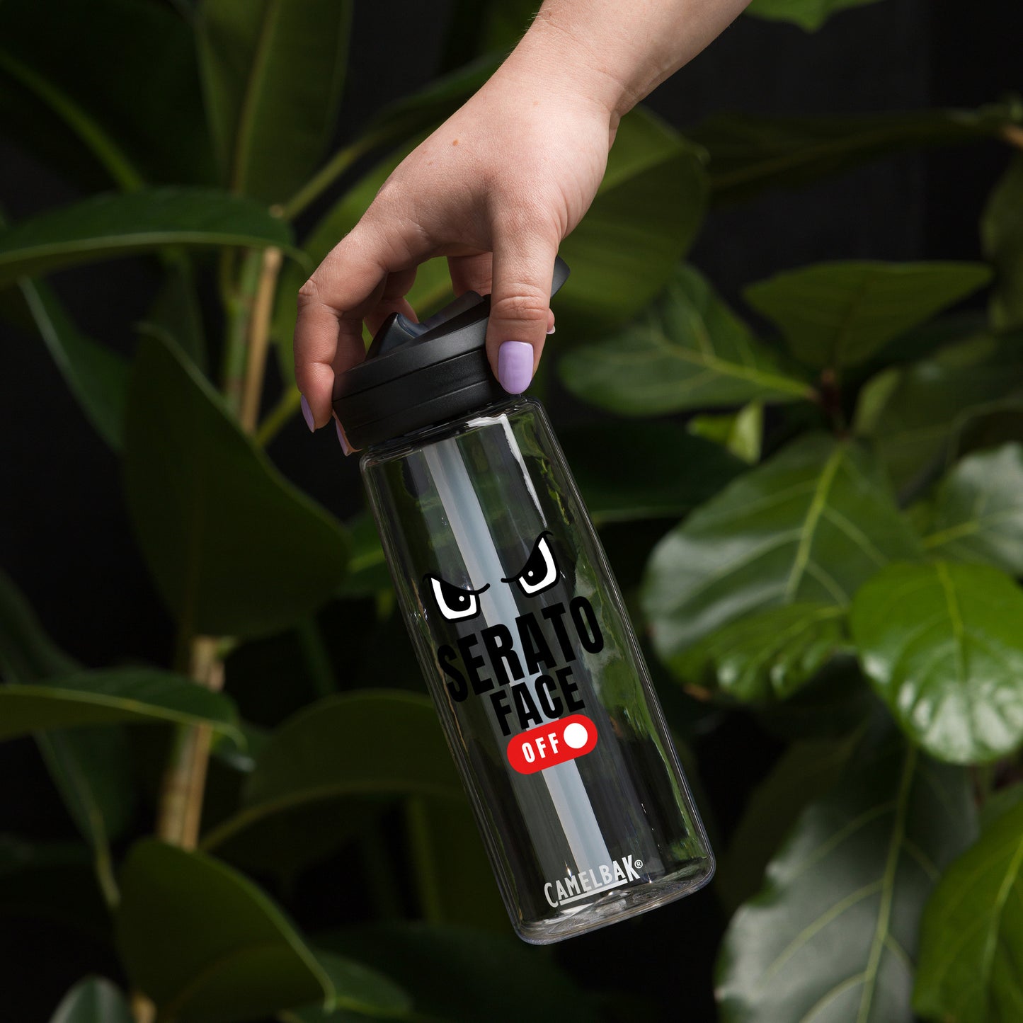 No Serato Face Sports water bottle - Another Bodega