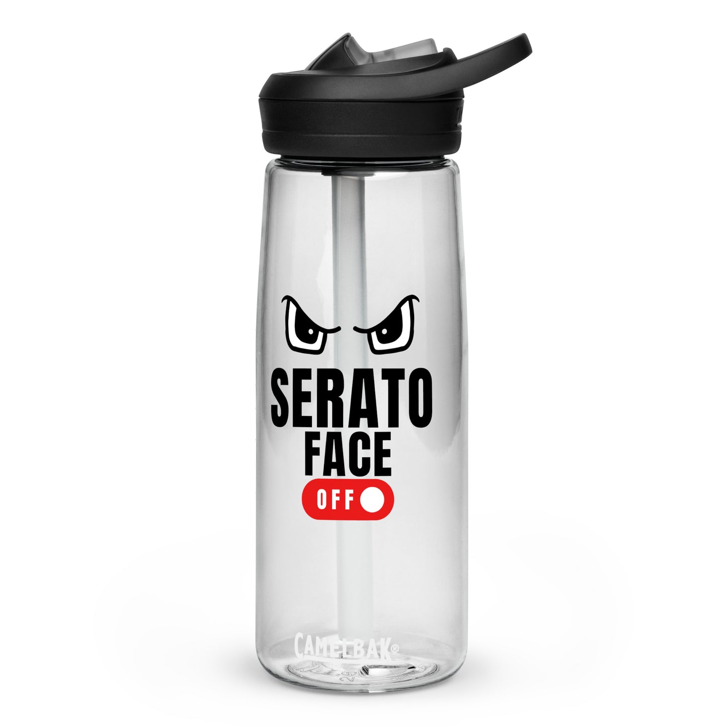 No Serato Face Sports water bottle - Another Bodega