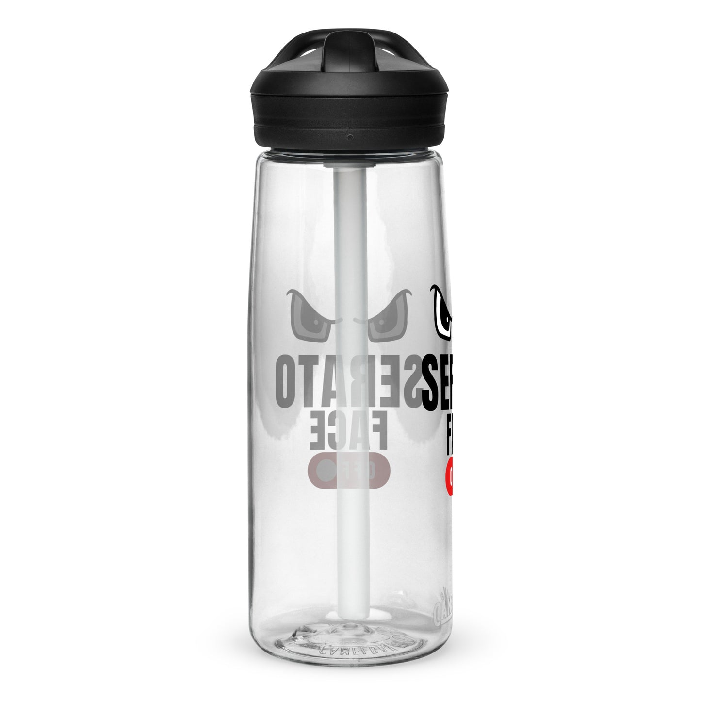 No Serato Face Sports water bottle - Another Bodega