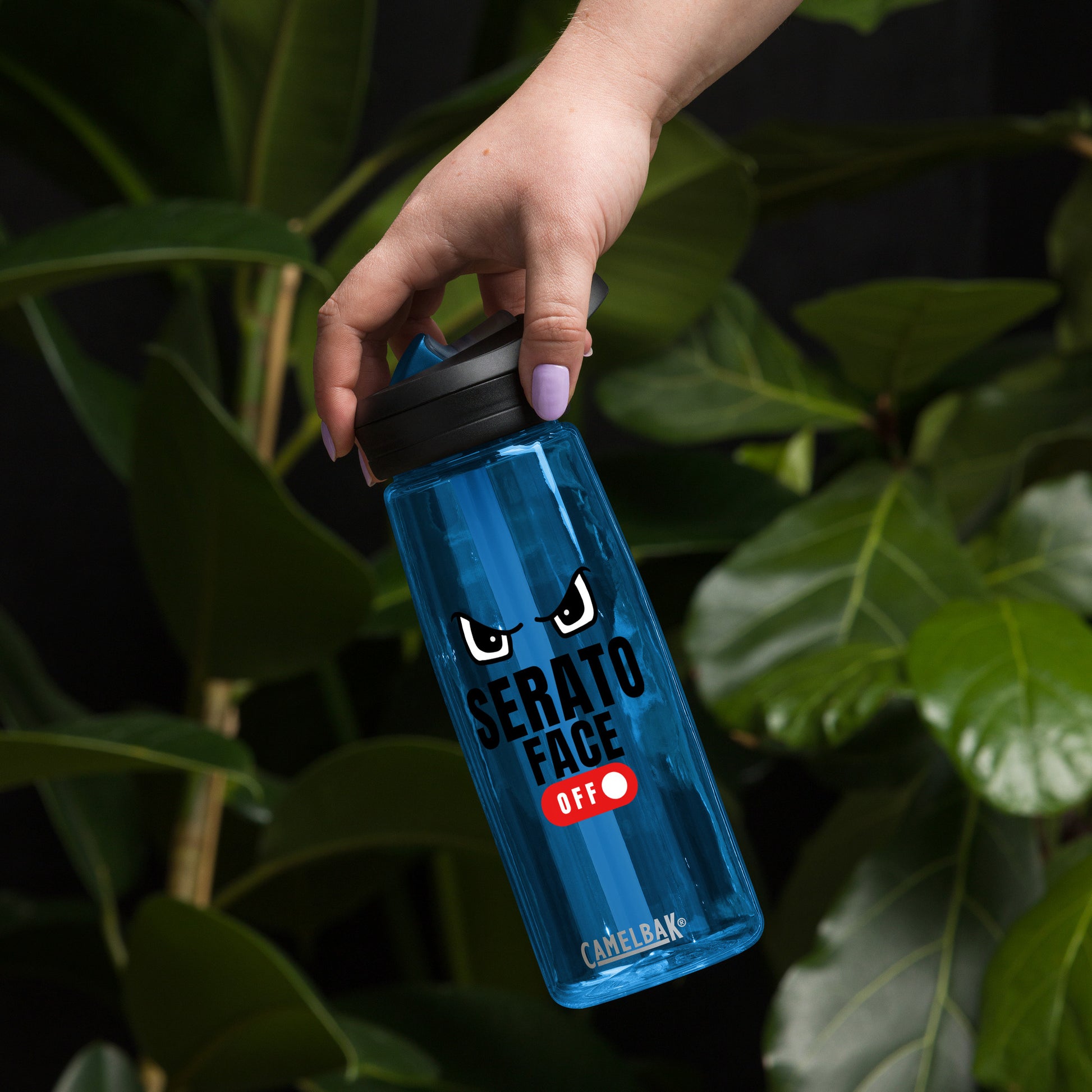 No Serato Face Sports water bottle - Another Bodega