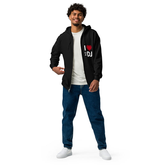I Love 2 DJ heavy blend zip hoodie - Another Bodega