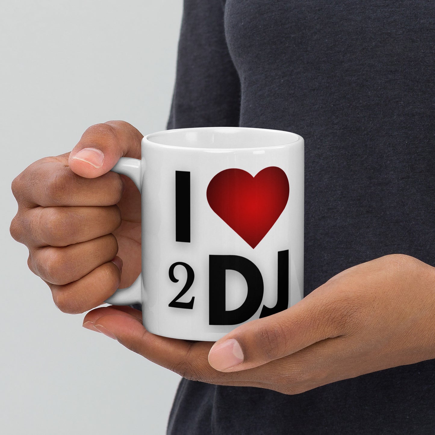 I Love 2 DJ White glossy Mug - Another Bodega
