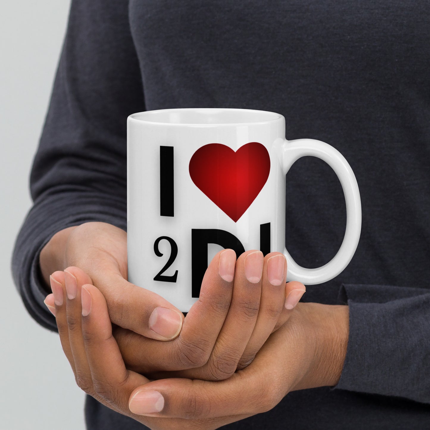I Love 2 DJ White glossy Mug - Another Bodega