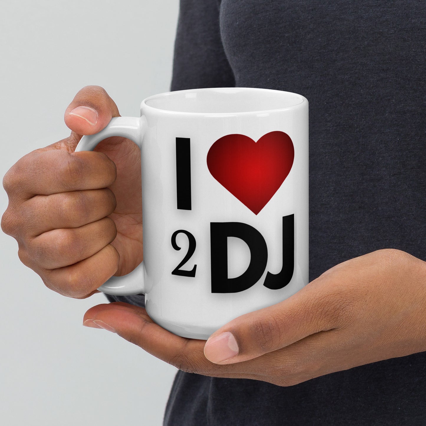 I Love 2 DJ White glossy Mug - Another Bodega