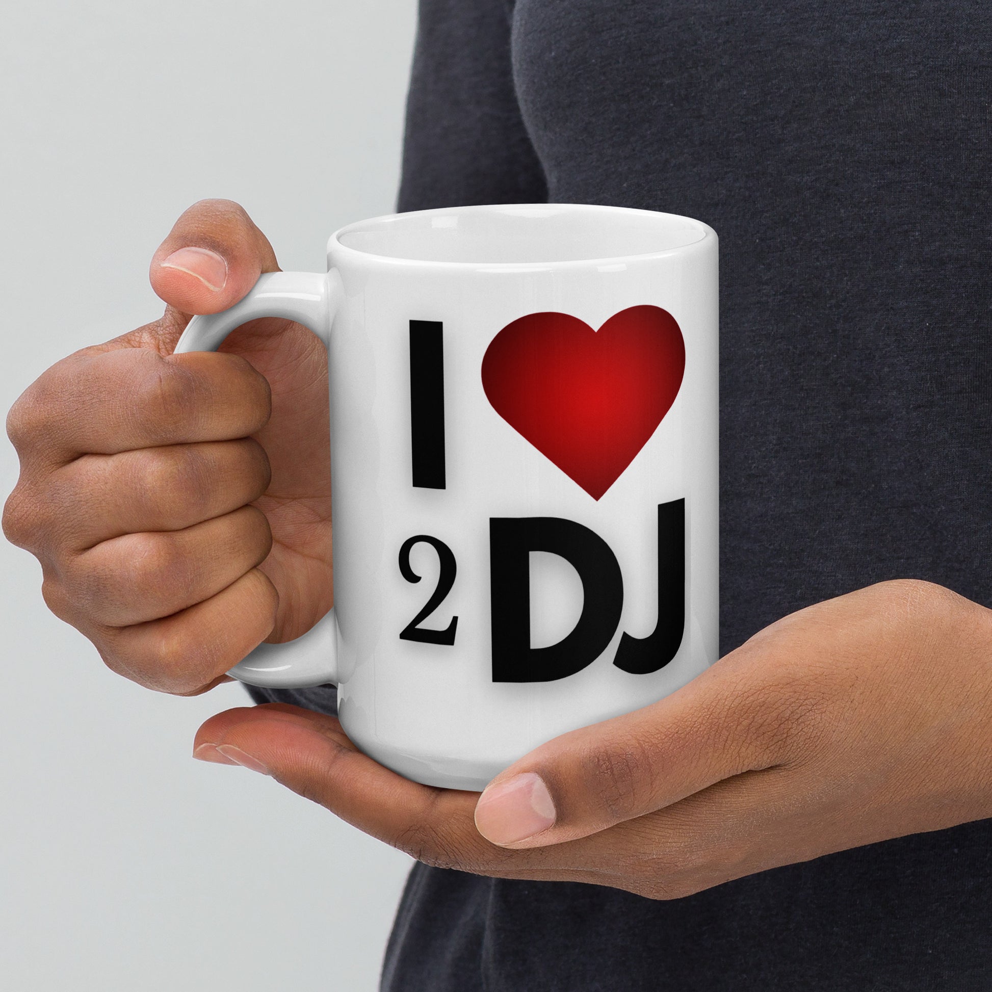I Love 2 DJ White glossy Mug - Another Bodega