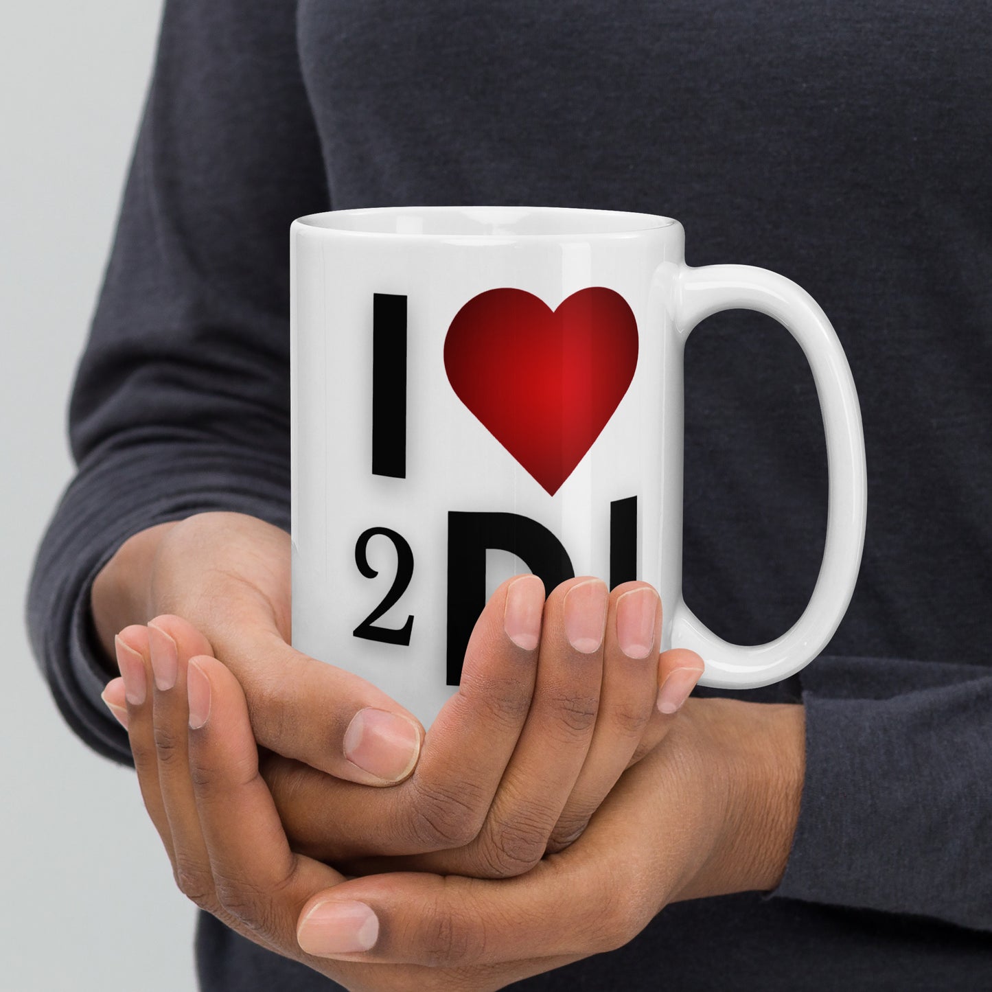 I Love 2 DJ White glossy Mug - Another Bodega