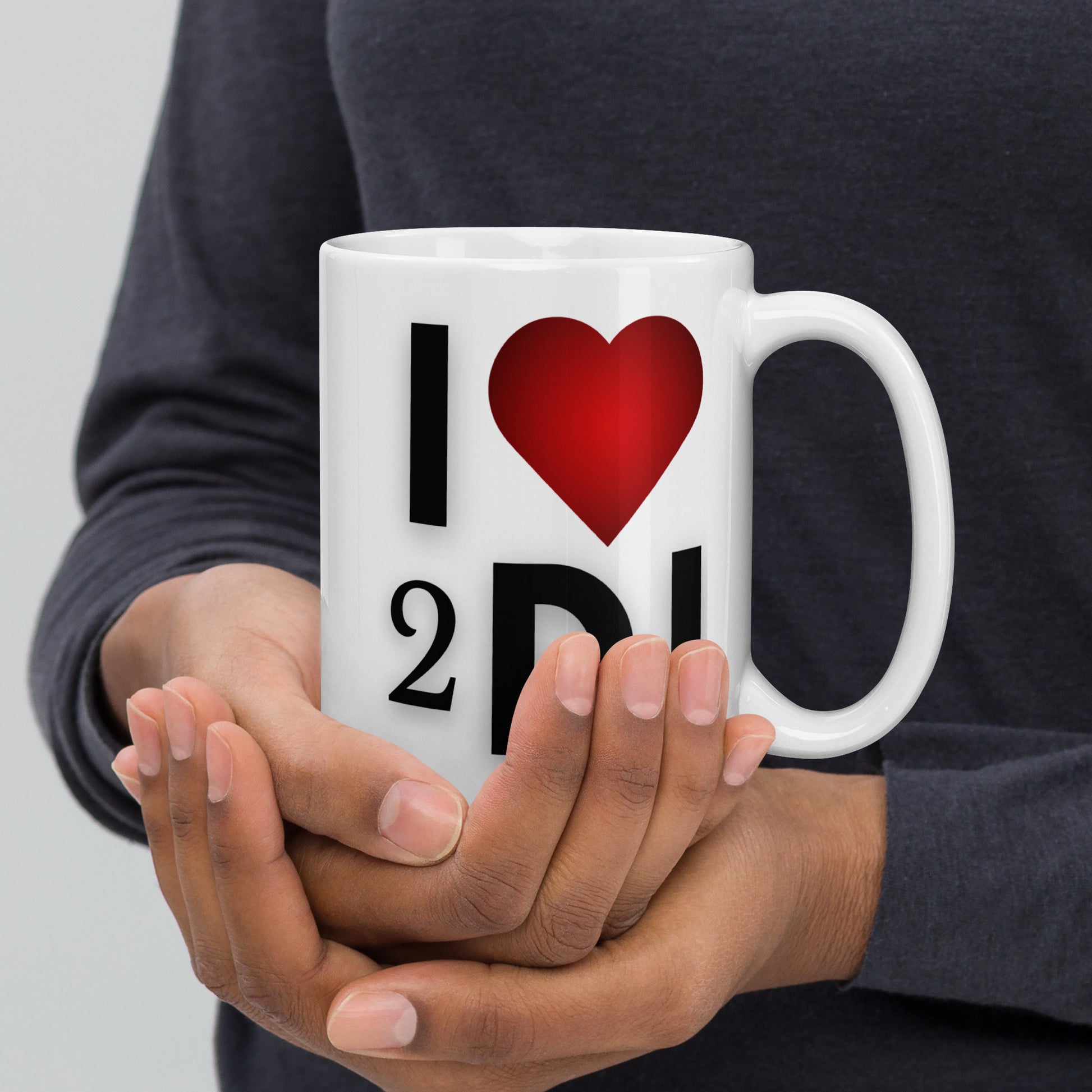 I Love 2 DJ White glossy Mug - Another Bodega