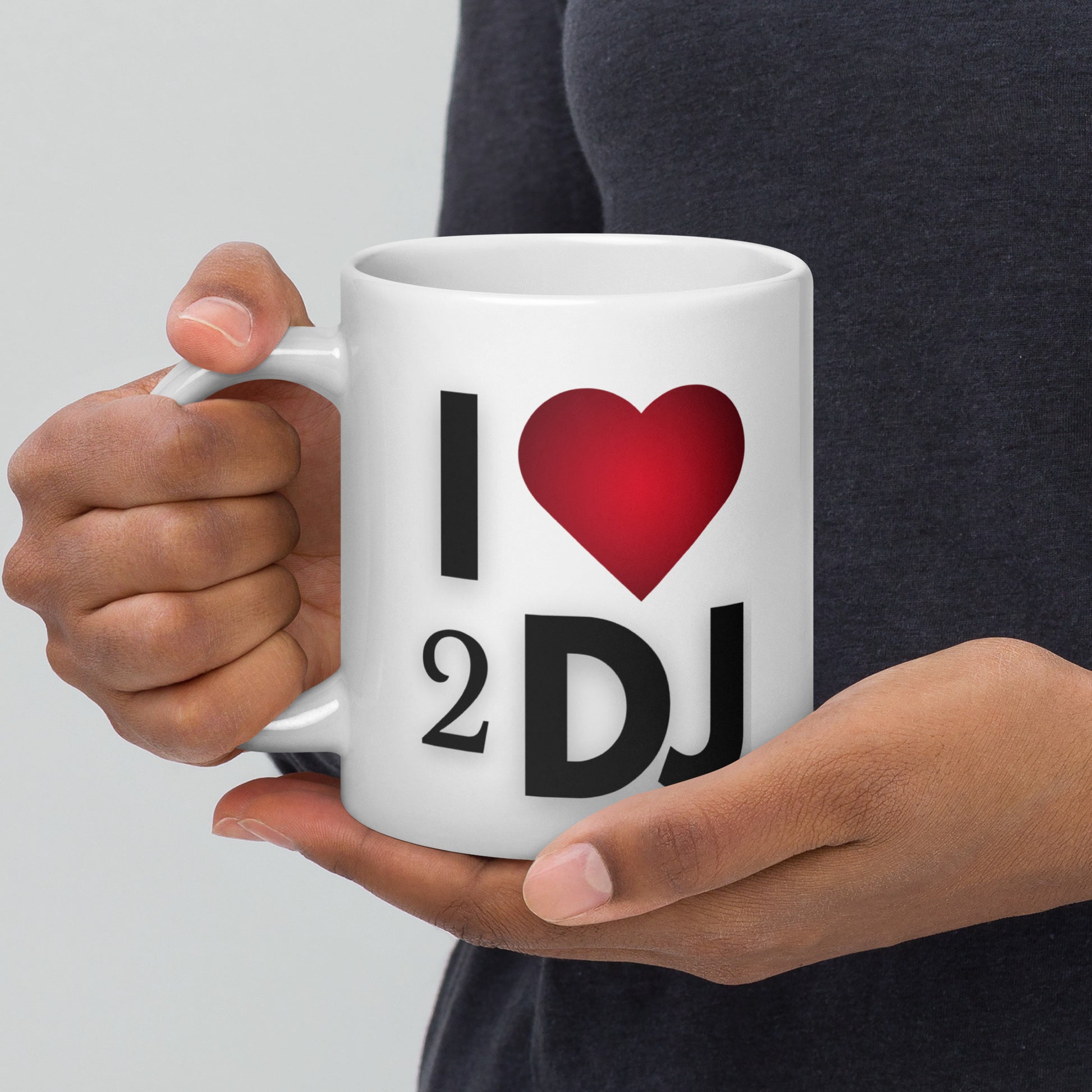 I Love 2 DJ White glossy Mug - Another Bodega