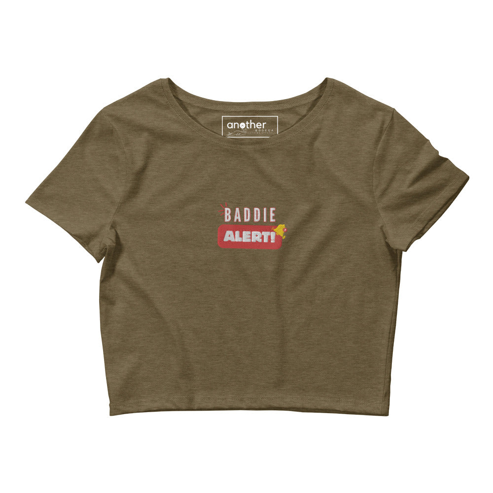 Baddie Alert Women’s Crop Tee - Another Bodega