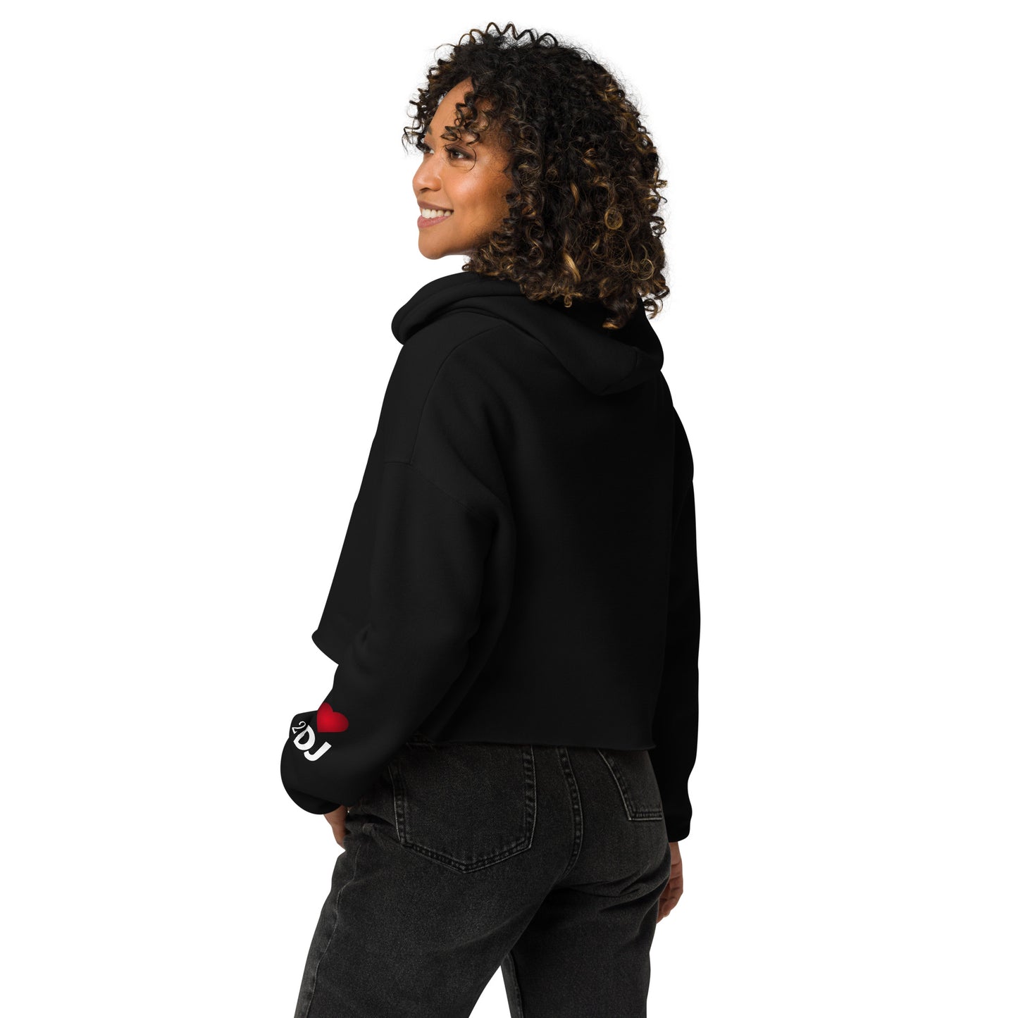 I Love 2 DJ Crop Hoodie - Another Bodega