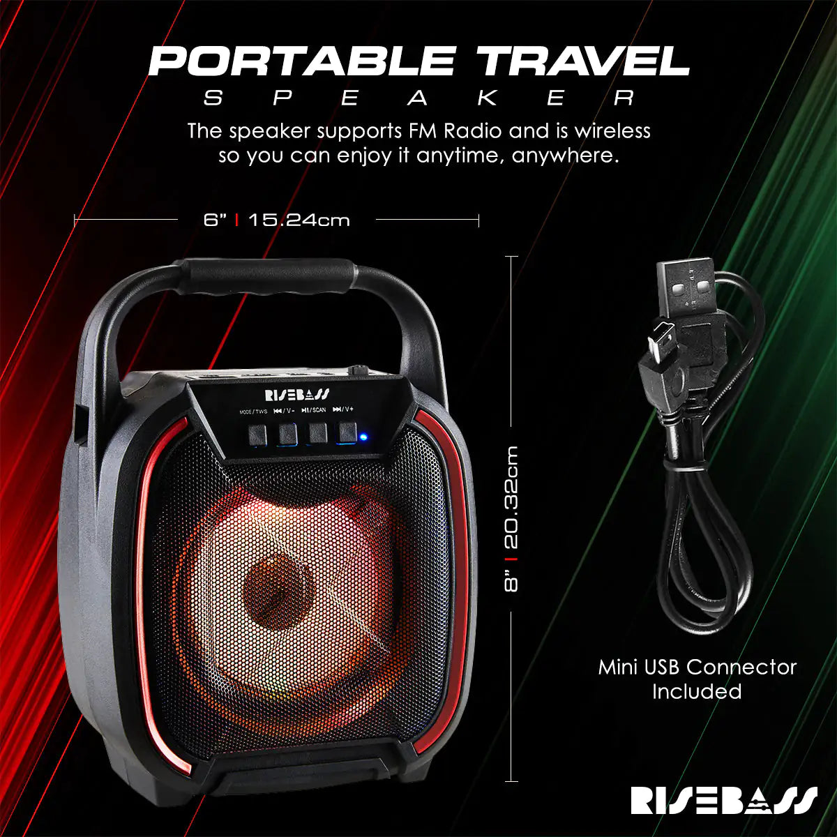 We Outside - Portable Wireless Bluetooth Speaker with TWS Function - Another Bodega