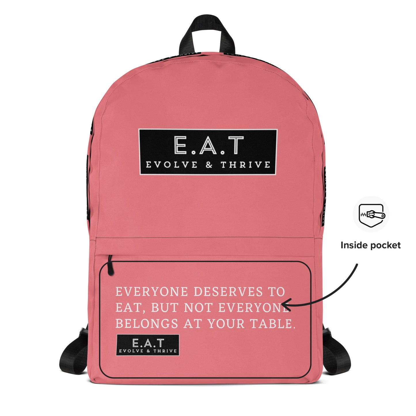 E.A.T Backpack Pink