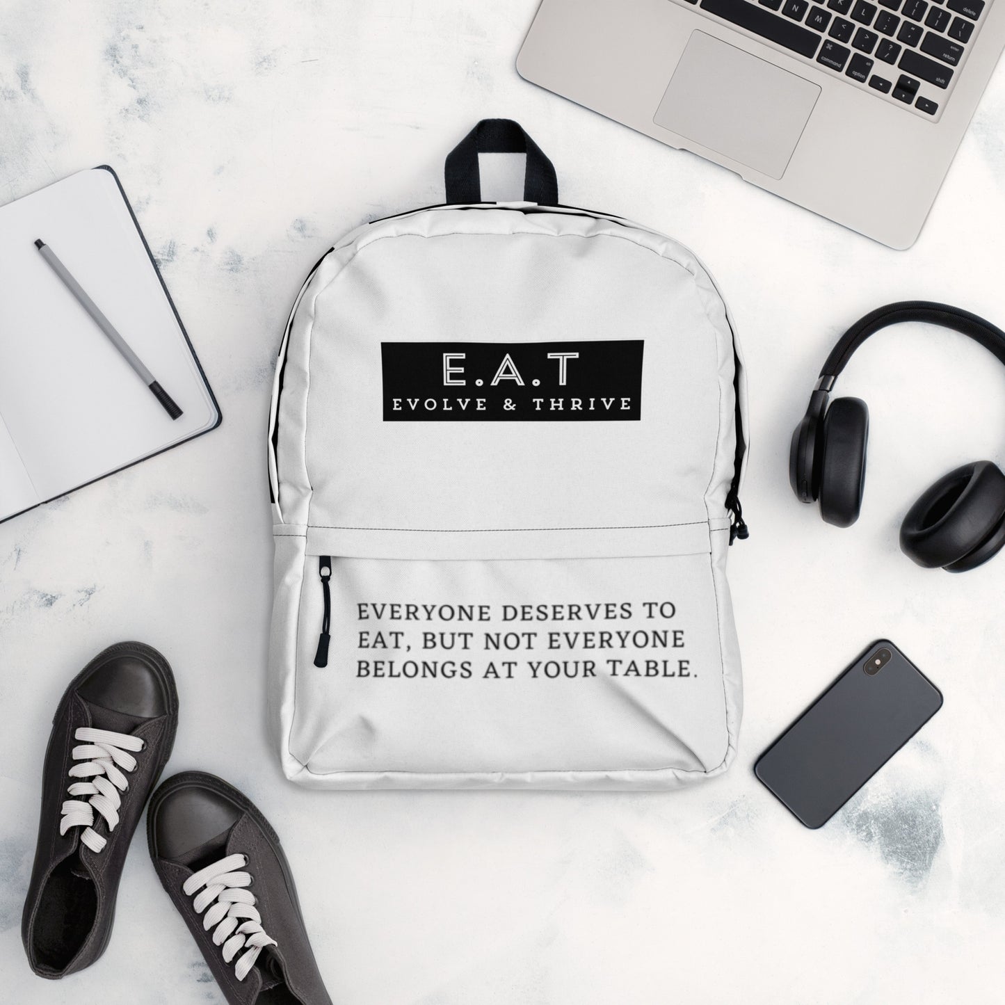 E.A.T Backpack White