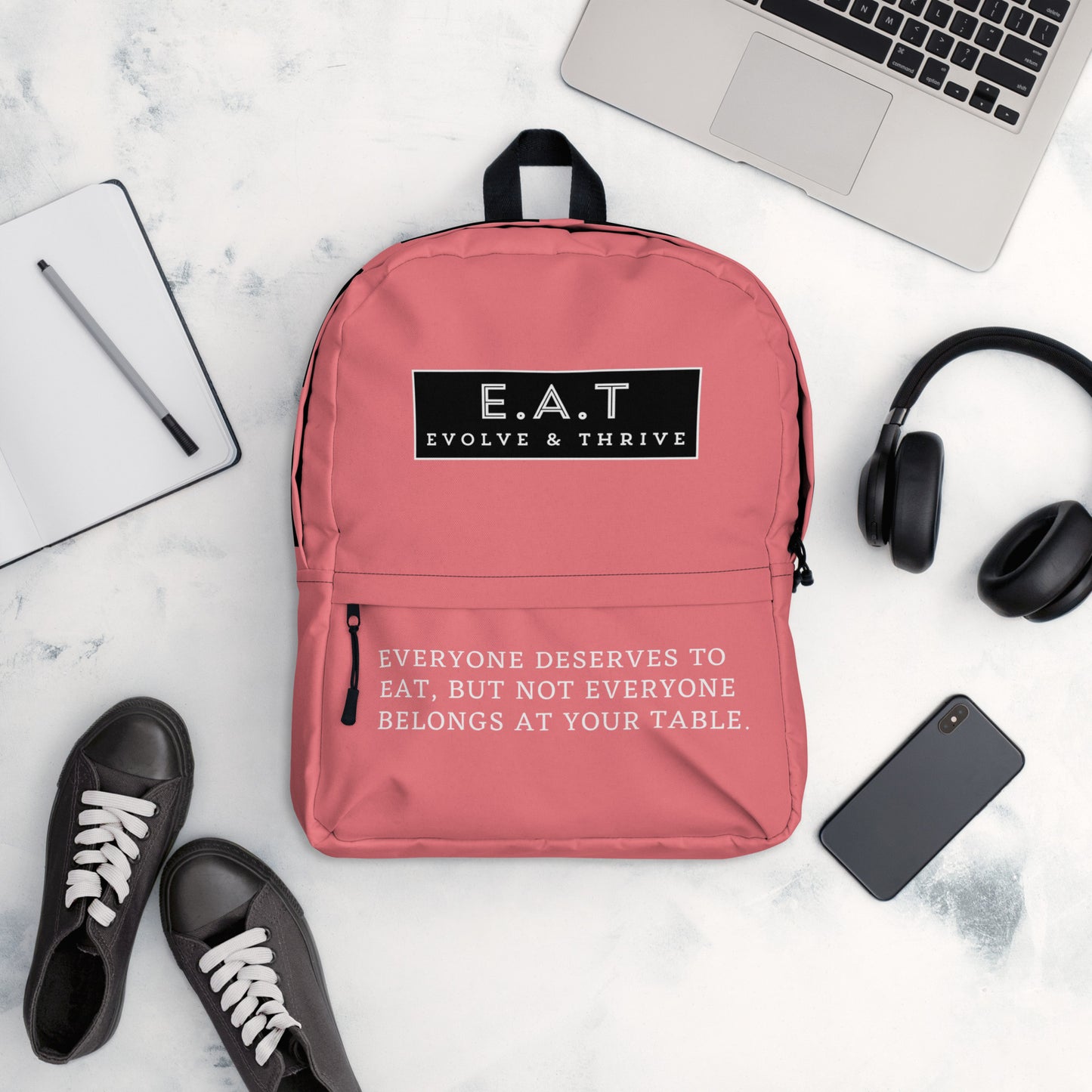 E.A.T Backpack Pink