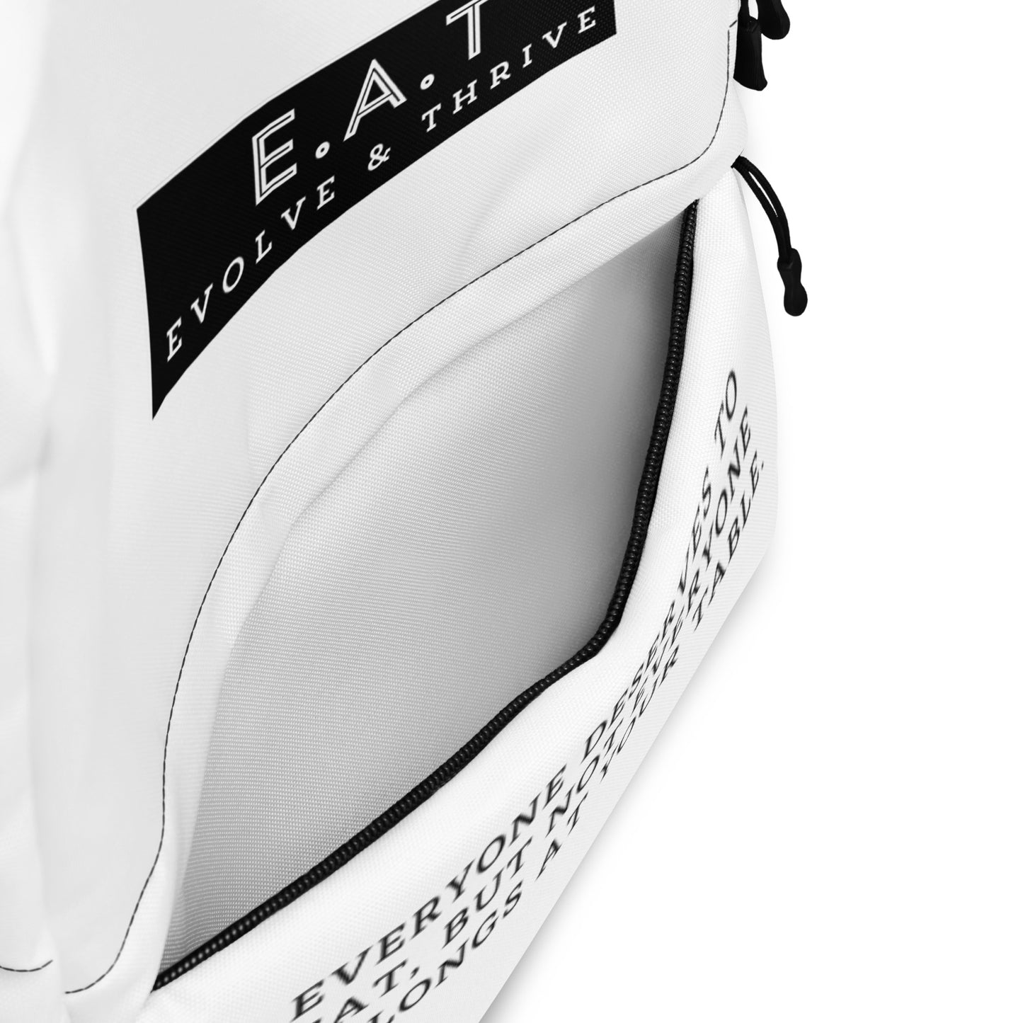 E.A.T Backpack White