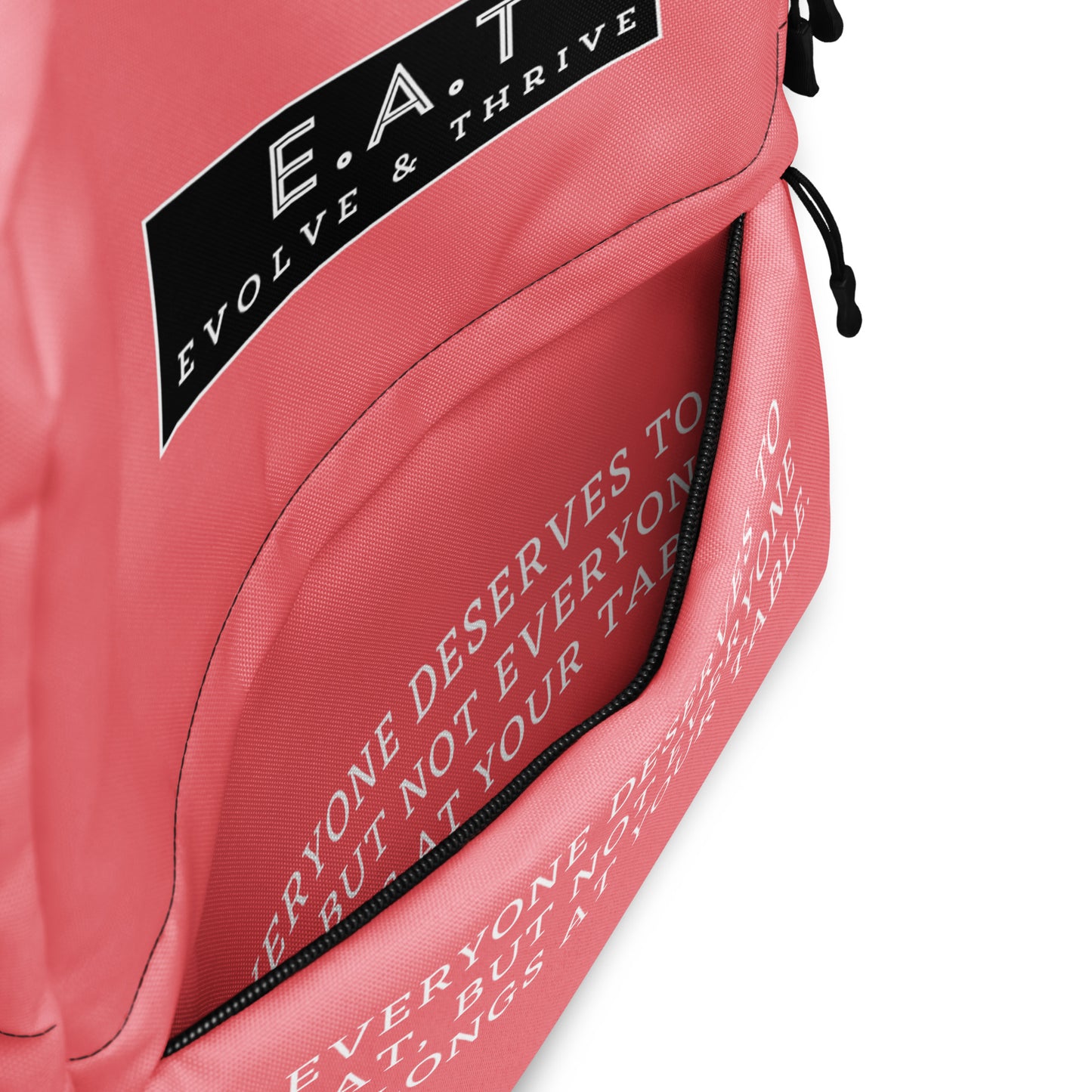 E.A.T Backpack Pink