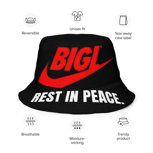 Big L RIP Reversible Bucket Hat - Another Bodega