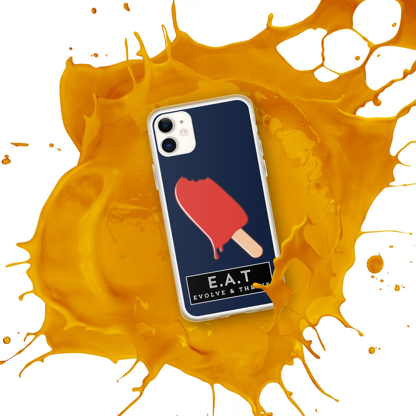 E.A.T Navy Clear Case for iPhone®