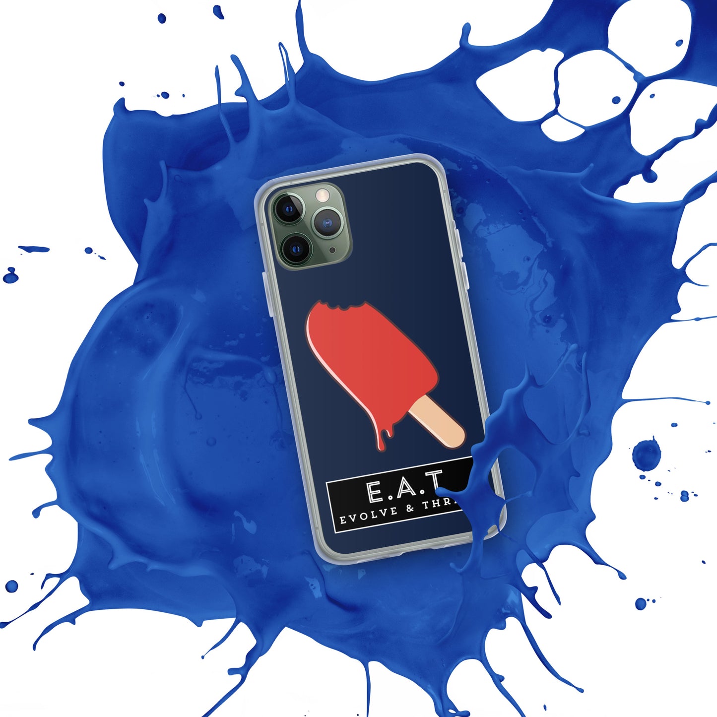 E.A.T Navy Clear Case for iPhone®