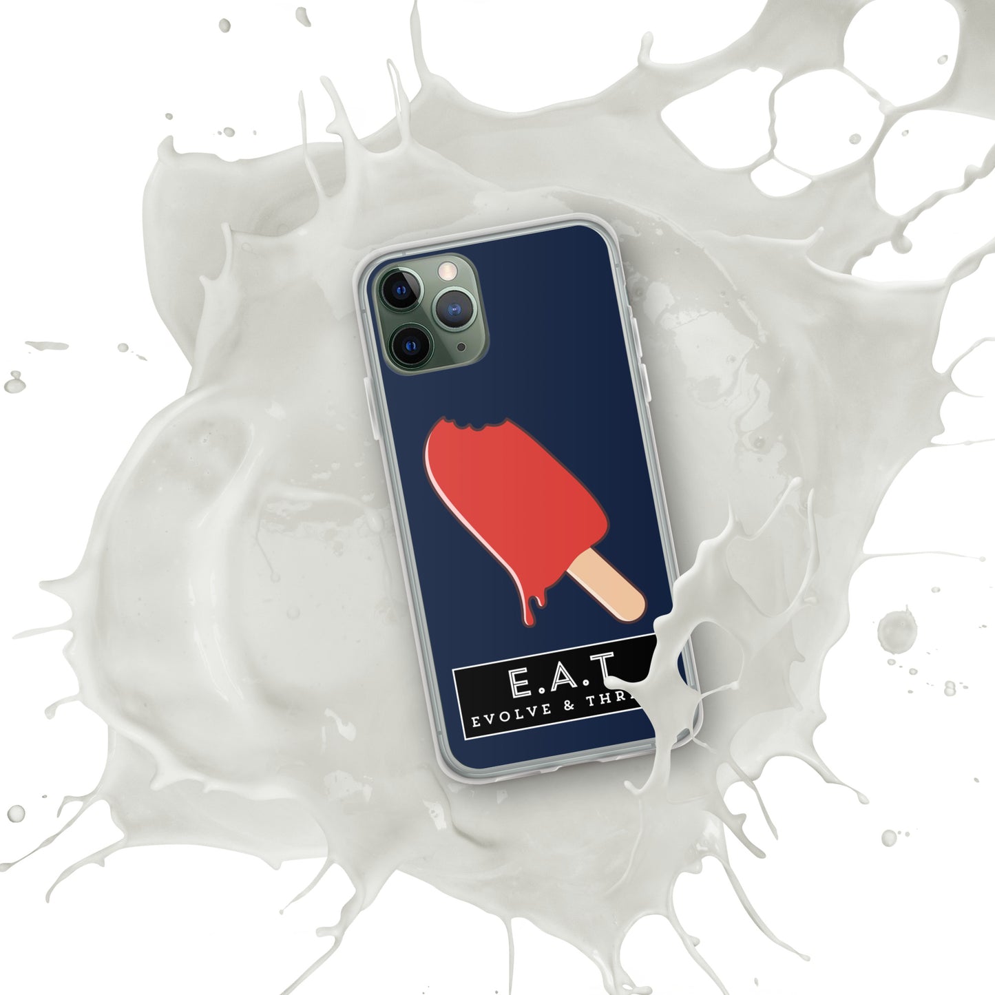 E.A.T Navy Clear Case for iPhone®