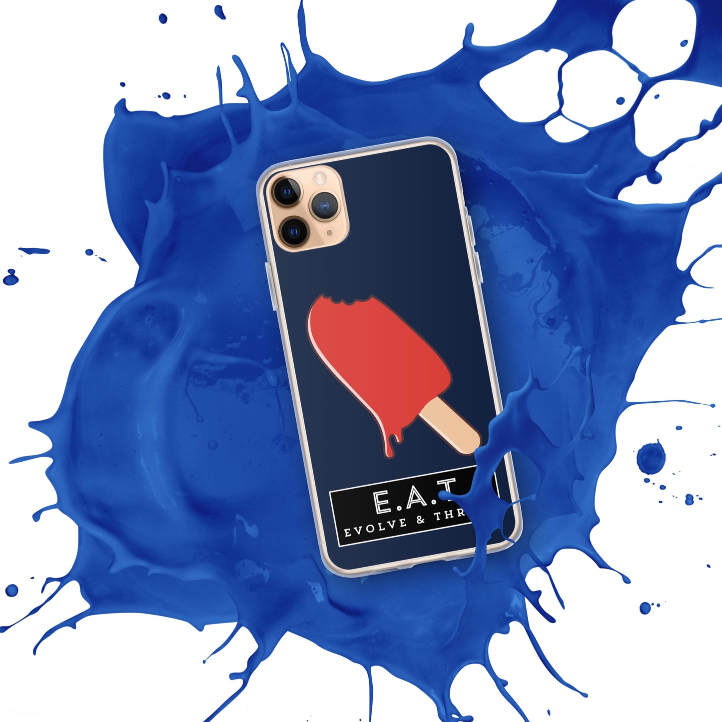 E.A.T Navy Clear Case for iPhone®