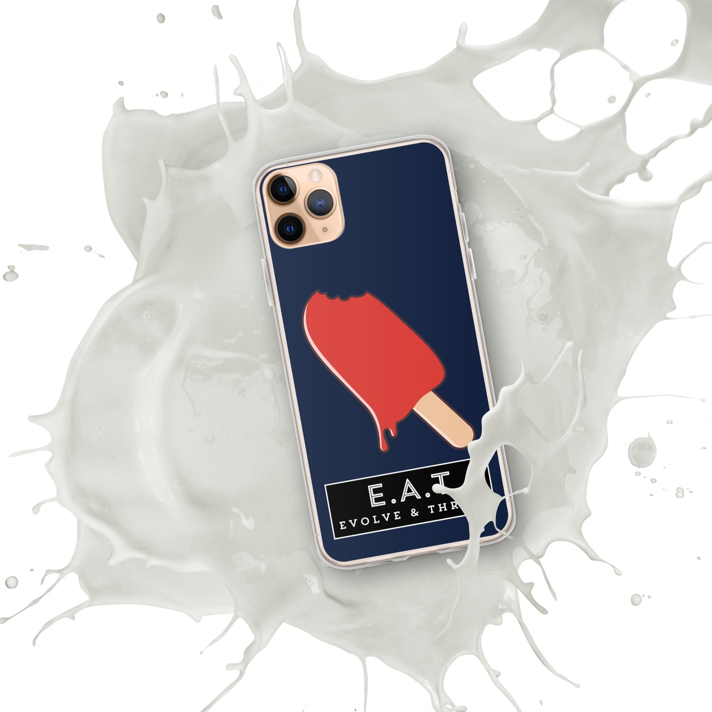 E.A.T Navy Clear Case for iPhone®