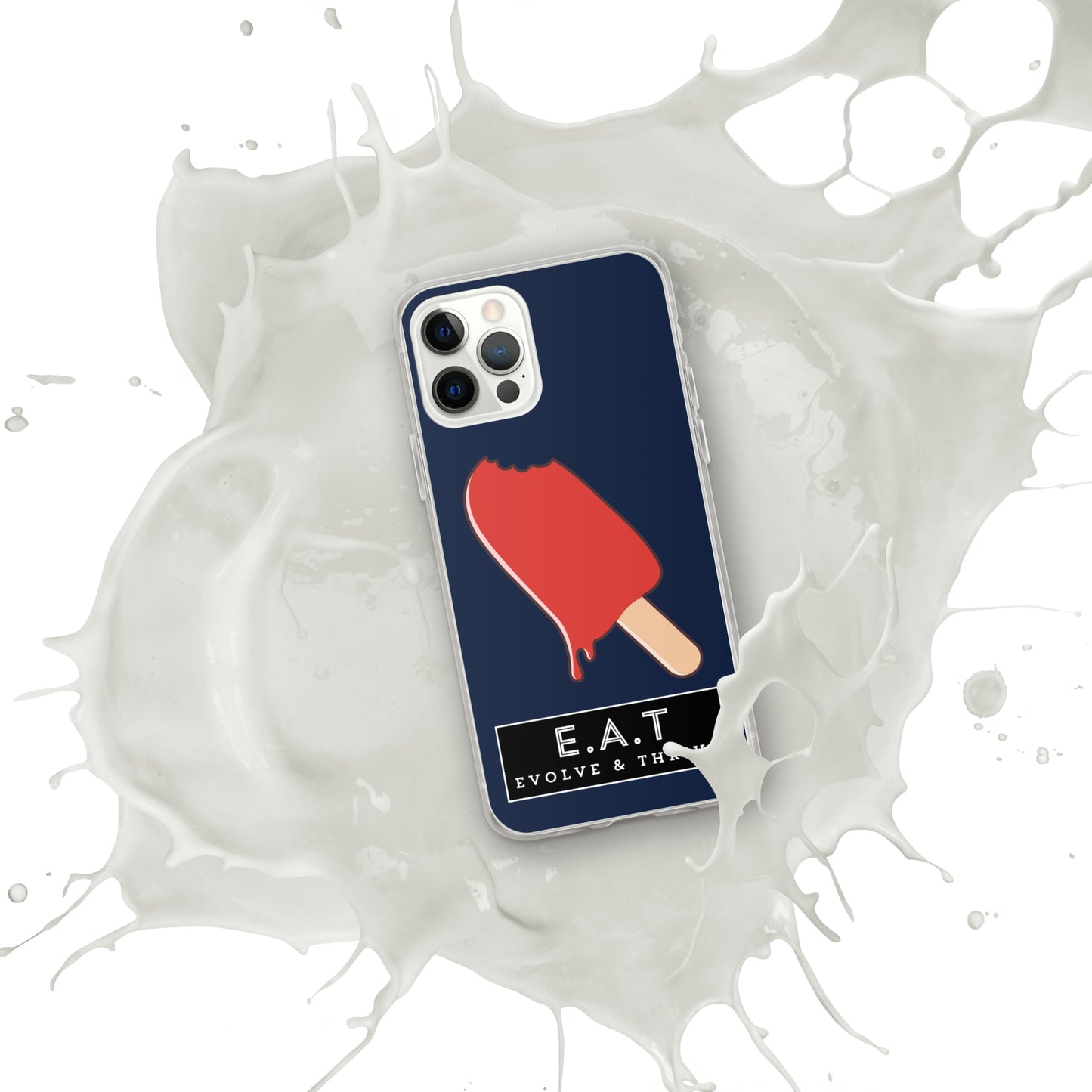 E.A.T Navy Clear Case for iPhone®