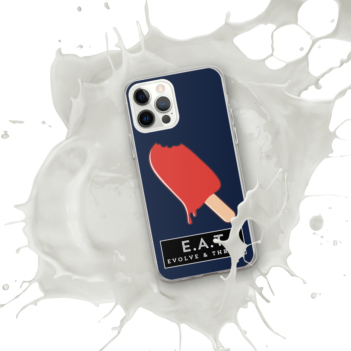 E.A.T Navy Clear Case for iPhone®