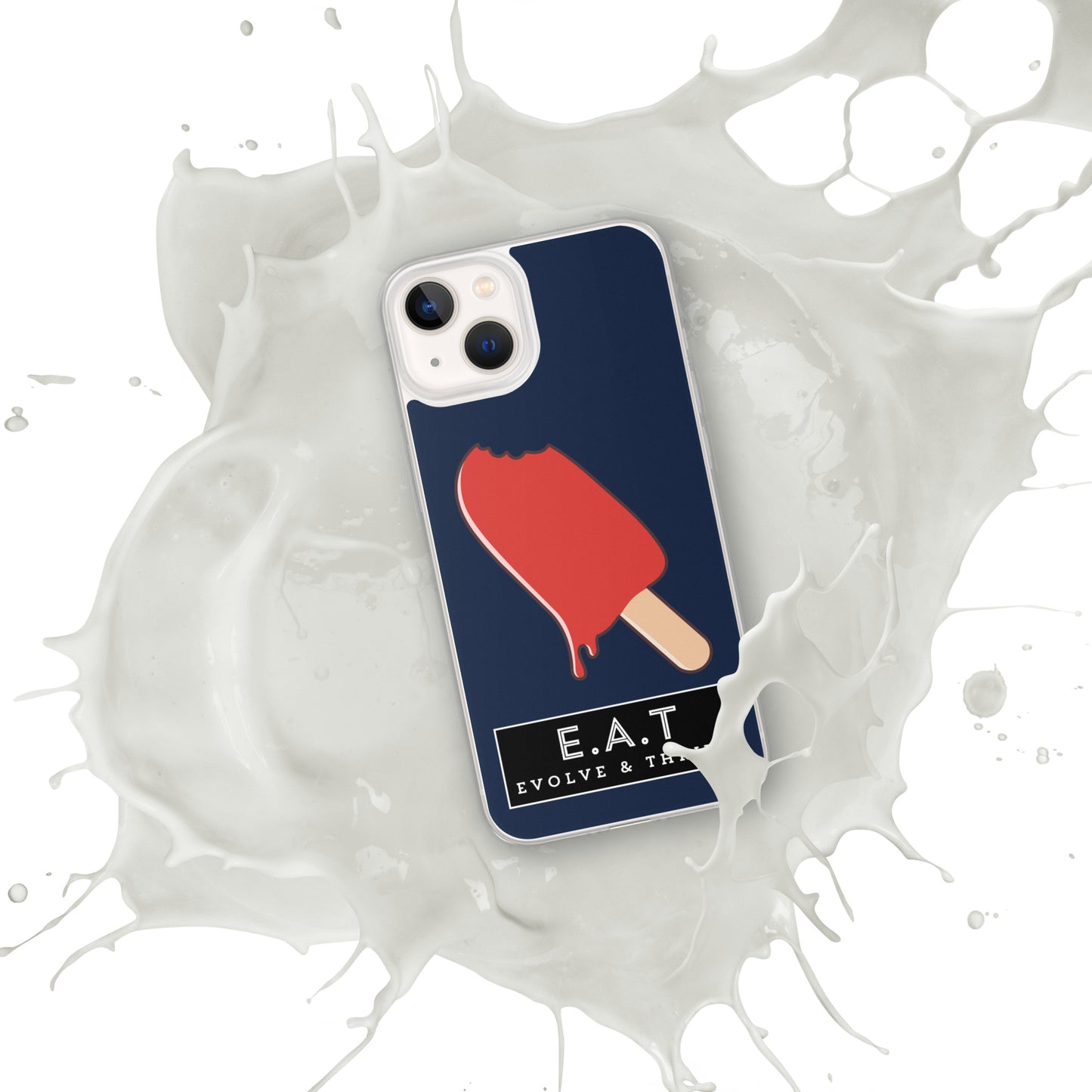 E.A.T Navy Clear Case for iPhone®